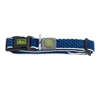 Hunter - Collier Hilo Vario Basic S Blue Collar 30-43Cm