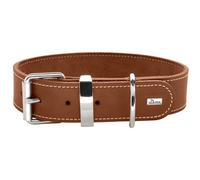 HUNTER Aalborg Special Collier pour Chien en Cuir résistant et Confortable Cognac 60 M