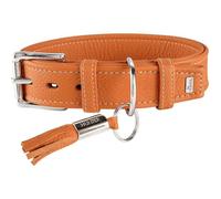 HUNTER Collier pour Chien Cannes - Cuir Nappa de Vachette