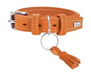 HUNTER Collier pour Chien Cannes - Cuir Nappa de Vachette