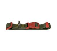 Hunter Collier pour Chien Havane - Couleur : Vert/Orange - avec Gaine en Plastique - Réglable en continu - Fermeture à clic - Durable - Résistant à la déchirure - Résistant aux intempéries - Facile