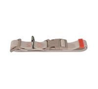 Hunter Collier pour Chien Havane Greige, avec Gaine en Plastique, réglable en continu, Fermeture à clic, Durable, indéchirable, résistant aux intempéries, Facile d'entretien, Aspect Gunmetal, Taille