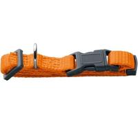 HUNTER Collier pour Chien London Vario Basic, Collier en Nylon réglable, Fermeture de sécurité avec Verrouillage, résistant à la déchirure, Couleur : Orange, Taille : XXS-XS/2