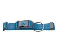 HUNTER Collier pour Chien London Vario Plus, Collier en Nylon réglable mit Zugentlastung, Fermeture de sécurité avec Verrouillage, Couleur : Bleu Clair, Taille : L