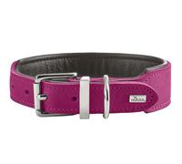 HUNTER Collier pour Chien Malta en Cuir de Vachette Souple graissé, Doublure Douce, résistant, Couleurs Brillantes, Fait à la Main, fabriqué en Allemagne, Taille : 60
