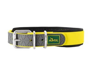 HUNTER Comfy Comfort Collier en néoprène Souple Jaune Fluo 60 cm