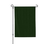 Hunter Drapeau de porche double face avec pétales floraux verts 71 x 102 cm, bannière d'extérieur durable pour jardin, pelouse, décoration saisonnière