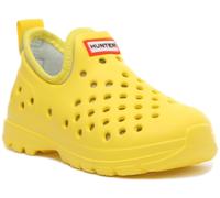 HUNTER Enfants Original Léger Caoutchouc Extérieur Unisexe Shoes IN Jaune UK 5 -