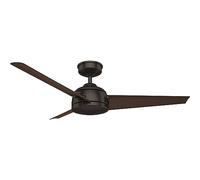 HUNTER FAN Ventilateur de Plafond Trimaran 132 cm pour Intérieur et Extérieur, avec Commande Murale, 3 Pales Couleur Cacao, pour Été et Hiver, Modèle 50943