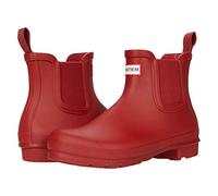 HUNTER Femme Chelsea Chaussure Bateau, Rouge Militaire, 38 EU