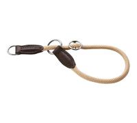 HUNTER Freestyle Collier de Dressage avec Bague d'arrêt, Beige (beige), Taille - 40 (S-M)