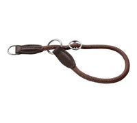 HUNTER Freestyle Collier de Dressage avec Bague d'arrêt, Marron (braun), Taille - 40 (S-M)