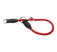 HUNTER Freestyle Collier de Dressage avec Bague d'arrêt, Rouge (Rot), Taille - 40 (S-M)