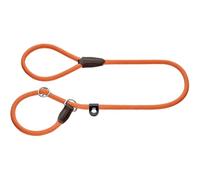 HUNTER Freestyle Laisse pour Chien Retriever, Couleur : Orange, Collier intégré, réglable en continu, résistante aux intempéries, Facile d'entretien, adhérente, Corde Robuste avec Embouts en Cuir