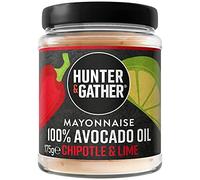 Hunter & Gather Mayonnaise À L'huile D'avocat Chipotle Et Citron Vert - 175g | Paleo, Keto, Mayo À L'avocat Sans Sucre Et Sans Gluten | Sans Arômes Artificiels
