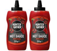 Hunter & Gather Sauce Sriracha piquante non sucrée 350g | Keto, Paleo, Low Carb & Vegan Friendly | Sans sucre ajouté ni édulcorants