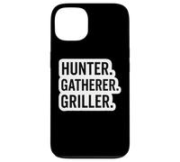 Hunter Gatherer Griller Master Carnivore Diet Funny BBQ Blague Coque pour iPhone 13