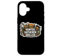 Hunter Gatherer Griller Master Carnivore Diet Funny BBQ Viande Coque pour iPhone 16