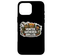Hunter Gatherer Griller Master Carnivore Diet Funny BBQ Viande Coque pour iPhone 16 Pro Max