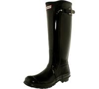 Hunter Gloss Tall, Bottes femme - Noir brillant, 38 EU