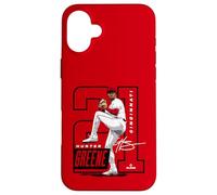 Hunter Greene | Joueurs de Baseball MLB de Cincinnati | MLBHGR202M Coque pour iPhone 16 Plus