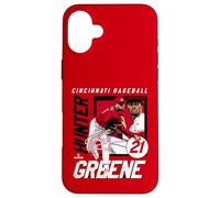 Hunter Greene | Joueurs de Baseball MLB de Cincinnati | MLBHGR203M Coque pour iPhone 16 Plus