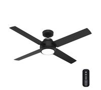 Ventilateur de plafond DC Greta Noir 132 cm avec LED Hunter Fans