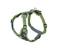 HUNTER Harnais DIVO CAMOUFLAGE, couleur vert, ergonomique, réglable en 5 positions, avec boucles en aluminium, respirant, rembourré, 3M Scotchlite réfléchissant, taille XS