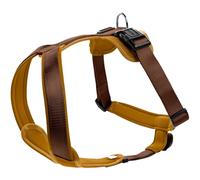 Hunter Harnais en Nylon Rembourré en Néoprène Souple pour Chien,Marron/Caramel, 38-48, XS-S