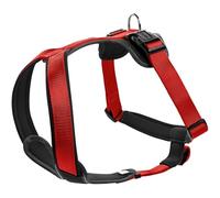 Hunter Harnais en Nylon Rembourré en Néoprène Souple pour Chien,Rouge/Noir, 60-76, M-L