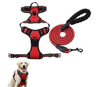 Hunter Harnais pour chien en forme d'étoile en fourrure - Harnais anti-traction avec design Step-in - Respirant et rembourré - Pour promener de manière détendue - Contrôle sans traction - Pour chiens