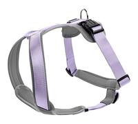 HUNTER Harnais pour Chien en néoprène, Couleur : Lavande/Gris, Nylon résistant, rembourré en néoprène Souple, matériau réfléchissant 3M Scotchlite réfléchissant, Facile d'entretien, Confortable,