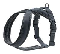 HUNTER Harnais pour chien London Comfort - Maille 3D respirante - 2 positions de réglage - Fermeture de sécurité - Résistant à la déchirure - Léger et facile d'entretien - Couleur : anthracite