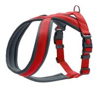 Hunter Harnais pour Chien London Comfort, Maille 3D Respirante, réglable en 2 Positions, Fermeture de sécurité, résistant, léger et Facile à Nettoyer, Couleur Rouge, Taille XS-S
