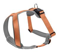 HUNTER Harnais pour Chien Néoprène, Couleur : cuivre/Gris, Nylon résistant, rembourré en néoprène Souple, matériau réfléchissant 3M Scotchlite Reflective 3M, Facile d'entretien, Confortable, Taille
