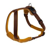 Hunter - Harness Neoprene - Harnais pour chien - Bauchumfang 58-72 cm - Halsumfang 52 cm - braun / karamell