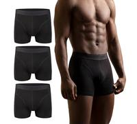 Hunter&Hawks Lot de 3 Boxer Homme en Viscose de Bambou | S-6XL | Calecon Homme Doux et Respirant | Anti-Frottement, Propriétés Anti-Humidité pour Une Fraîcheur et Une Détente Ultimes