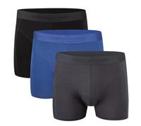 Hunter&Hawks Lot de 3 Boxer Homme en Viscose de Bambou | S-6XL | Calecon Homme Doux et Respirant | Anti-Frottement, Propriétés Anti-Humidité pour Une Fraîcheur et Une Détente Ultimes