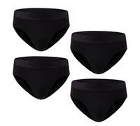 Hunter&Hawks Lot de 4 Slips Homme en Viscose de Bambou | S-6XL | Slip Homme et Respirants | Propriétés Anti-Humidité pour Fraîcheur et Détente