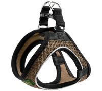 HUNTER HILO COMFORT Harnais pour petits chiens avec filet et éléments réfléchissants, marron, XS