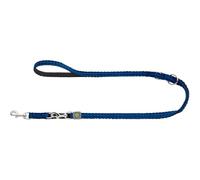 HUNTER HILO Laisse réglable en Maille légère pour Chien Bleu 1,5 x 200 cm