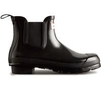 Hunter Hunter Black Original Chelsea Gloss Boots