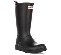 HUNTER Jeu à Enfiler Grand Ajustement Confortable Pluie Bottes Femmes Noir UK 3