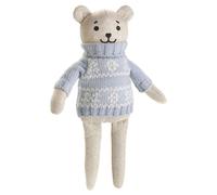 Hunter Jouet pour Chien Birka Ours 27cm Bleu Gris Moelleux Doux Sans Couineur