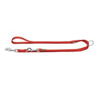 HUNTER Laisse d'entraînement en Nylon 15/200 Rouge Taille M | Nylon, réglable sur 3 positions, facile d'entretien, léger, couleur : rouge, taille : 15/200