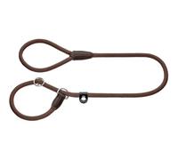 Hunter - Laisse Freestyle pour retriever - Brun Foncé, Épaisseur : 0,8 cm, longueur : 120 cm