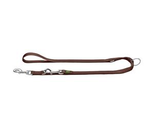 HUNTER Laisse Nylon Réglable Extra Longue 15/300 cm Marron