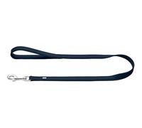 HUNTER Laisse pour chien Amalfi - Couleur : bleu marine - Végétalien - En cuir synthétique aspect nappa - Avec dragonne - Doux, facile d'entretien - Couleur brillante - Fabriquée en Allemagne - Taille