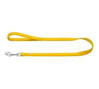 HUNTER Laisse pour Chien Amalfi - Couleur : Jaune, végétalien - en Cuir synthétique Aspect Nappa - avec dragonne - Doux, Facile d'entretien - Couleur Brillante - Fabriquée en Allemagne - Taille : 15
