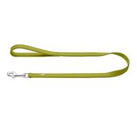 HUNTER Laisse pour Chien Amalfi - Couleur : Vert - Végétalien - en Cuir synthétique Aspect Nappa - avec dragonne - Doux, Facile d'entretien - Couleur Brillante - Fabriquée en Allemagne - Taille : 20